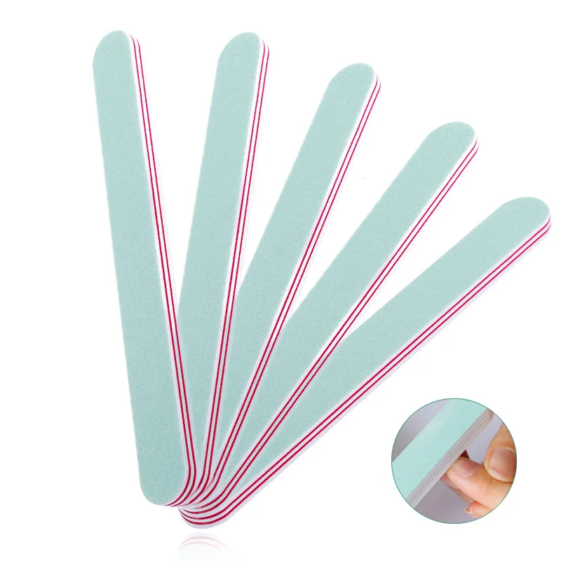 

5Pcs/Lot sanding Nail File double side Sanding Buffer Block Pedicure Manicure Buffing Polish Beauty Tools Professional Nail File