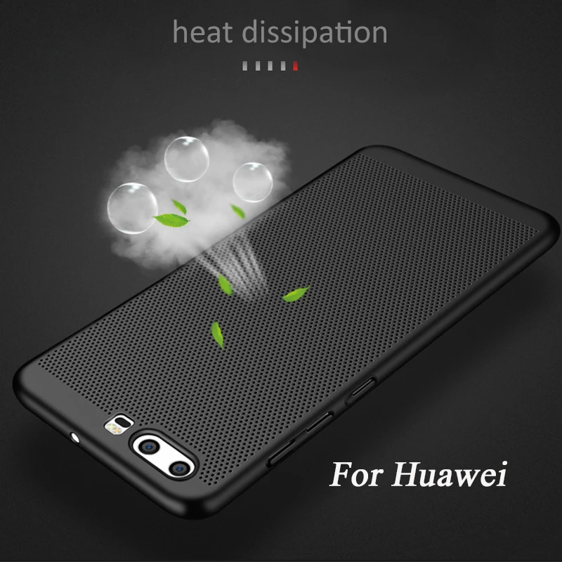 

Heat Dissipation Cover Case For Huawei Mate 10 Lite Pro P10 P8 P9 Lite Mini Cases Nova 2 Enjoy 7 For Honor 7X 9 8 Coque