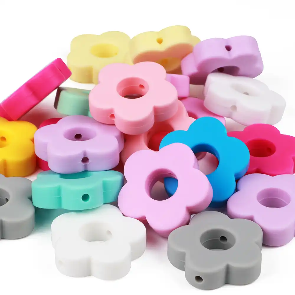 diy silicone bead teether