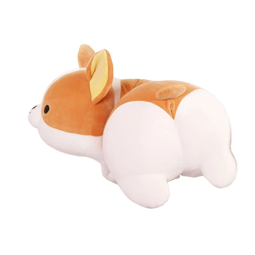 Millffy Новое поступление 35 см/55 см плюшевая мягкая игрушка Peluche Corgi собака плюшевый щенок Подушка плюшевая кукла для детей Подарки - Цвет: brown