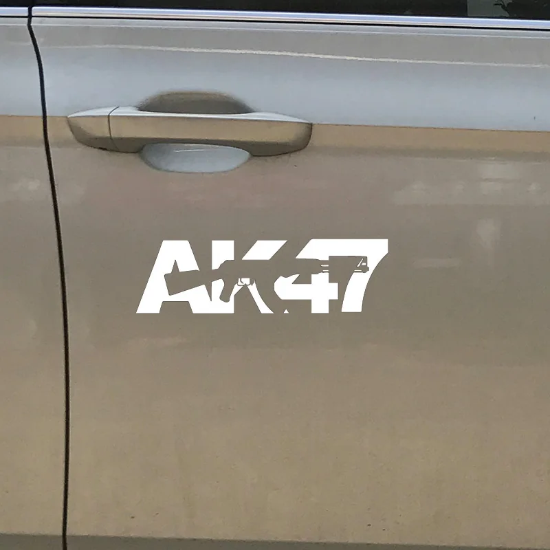 1pc SEEYULE Reflective Car Sticker AK47 Gun Style Fashion Wild Road Military Enthusiast Car Motorcycle Decoration 1pc SEEYULE Reflective Car Sticker AK47 Gun Style Fashion Wild Road Military Enthusiast Car Motorcycle Decoration