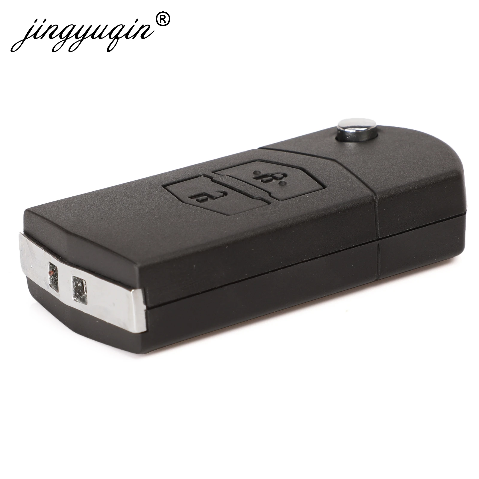 Jingyuqin-nuovo-aggiornamento-2-pulsanti-Car-Remote-Flip-Keyless-Entry-Shell-per-Mazda-2-3-6.jpg Keyforkess nuovo aggiornamento 2 pulsanti Car Remote Flip Keyless Entry Shell per Mazda 2 3 6 323 626 Fob Control Key Case sostituzione - Jingyuqin nuovo aggiornamento 2 pulsanti Car Remote Flip Keyless Entry Shell per Mazda 2 3 6