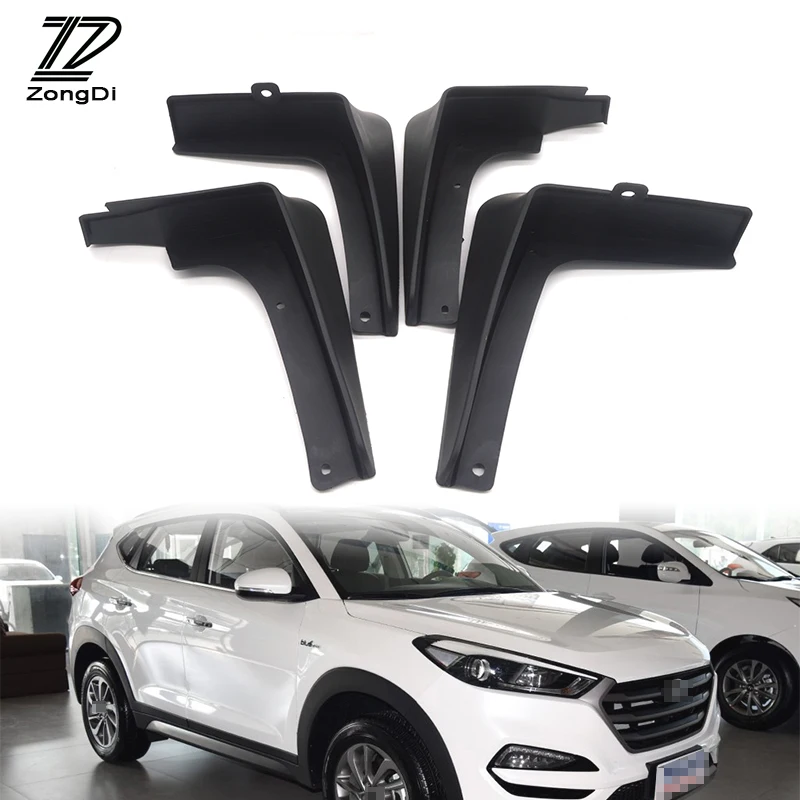 

ZD Car Front Rear Mudguards For 2016 2017 Hyundai Tucson TL Model Accessories Mudflaps Car-styling Fenders 1Set/4Pcs Mud Flaps