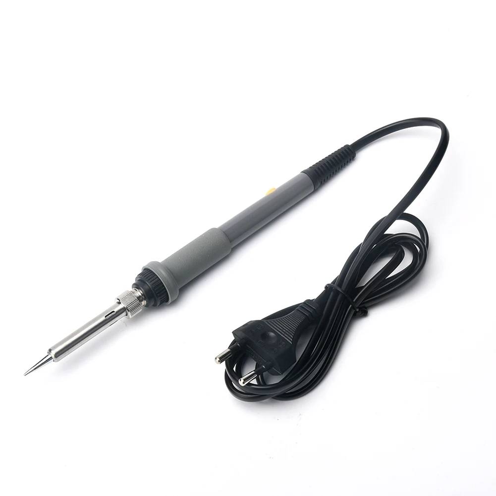 Паяльник 110 В/220 В 60 Вт США/ЕС вилка резиновая ручка Регулируемый Электрический инструмент для сварки температуры