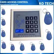 Home Security RFID Proximity Entry Door Lock Access Control System With 10pcs RFID Keys Key fob