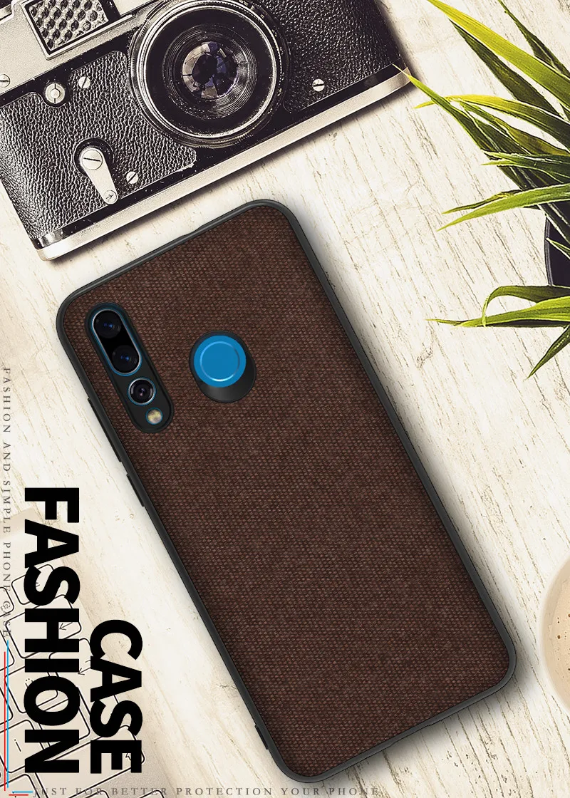 For Huawei Nova 4 Case New Full protection Hybrid PU Cloth TPU Business Dark Gentleman Case For Huawei Nova 4 Case15