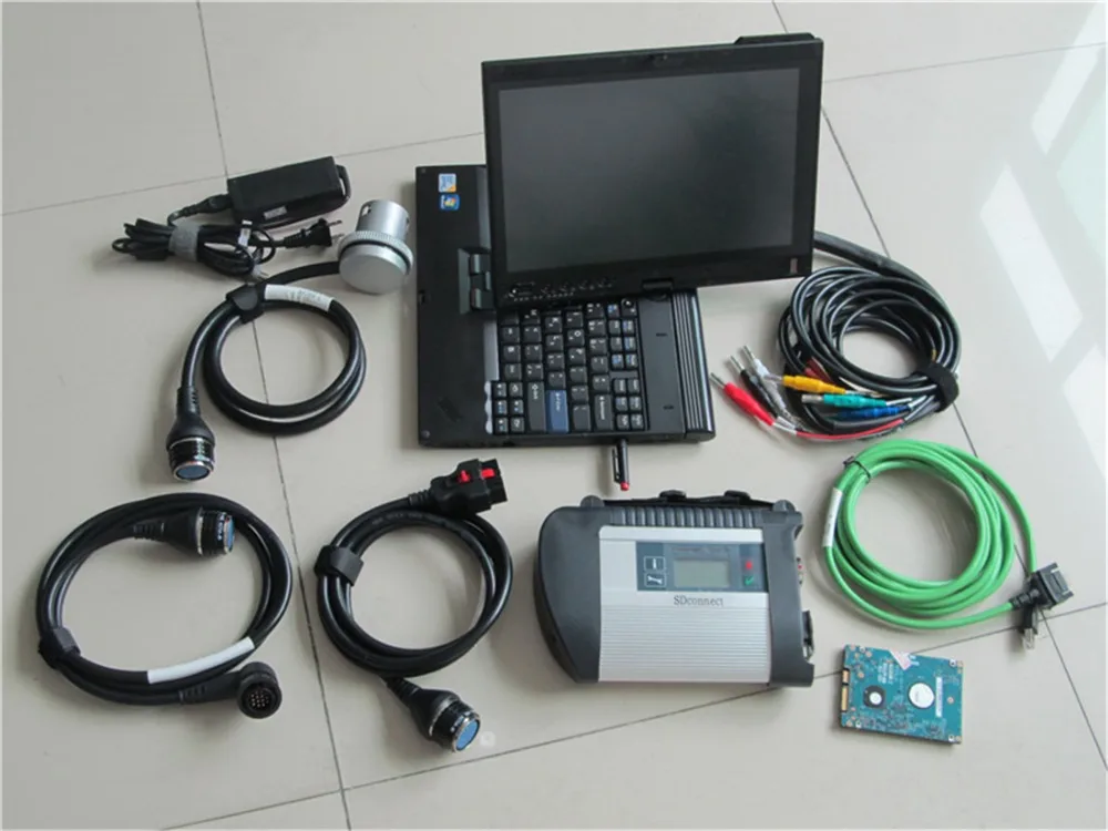 

Win7 V2019.5 wifi MB Star C4 SD Connect Star Diagnosis D-AS Xe-try System Compact 4 Multiplexer For mb star Diagnostic Tool