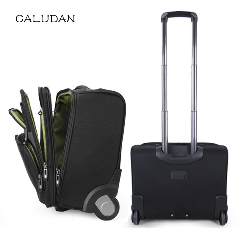 

18 inch Cabin Men business Rolling Luggage Spinner password case Oxford cloth Trolley Suitcase box Wheels Travel laptop Bag