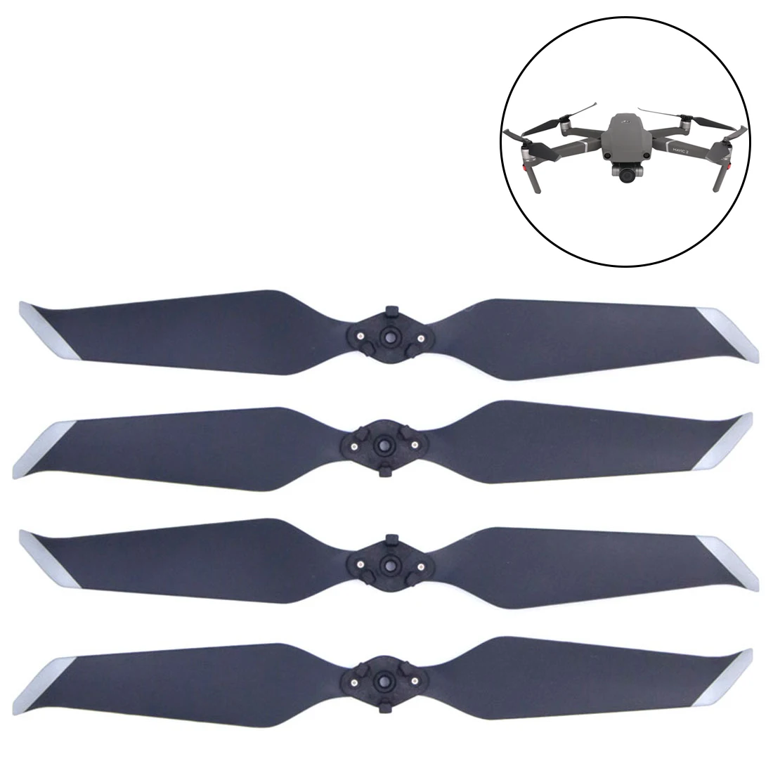 

2Pairs UAV Paddle Fan Blade Propeller for DJI MAVIC 2 PRO/MAVIC 2 ZOOM Drone for DJI Flight UAV kITS Parts
