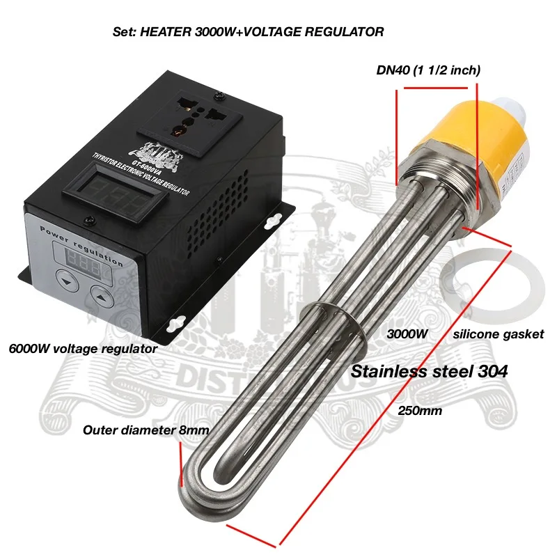 3 0 kW 6.0kW 220/380 V DN40. Нагреватель для бака электрический водонагреватель