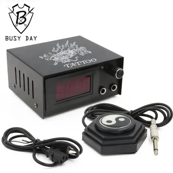 

Tattoo Power Supply Set Kit LCD Display Double Ourput Digital tattoo Foot Pedal tattoo Switch Clip Cord tattoo supplies