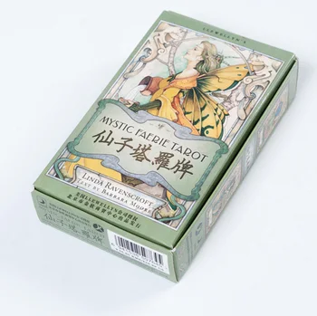 

Newest Mystic Faerie Tarot Board Game High Quality Paper Cards Chinese Edition for Astrologer