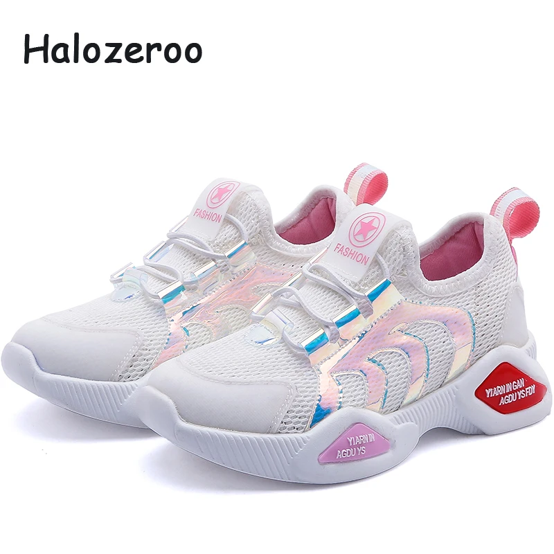 

Autumn 2019 Kids Sport Sneakers Children Slip On Casual Sneakers Baby Girls Mesh Shoes Boys Brand Black Chunky Sneakers Trainers
