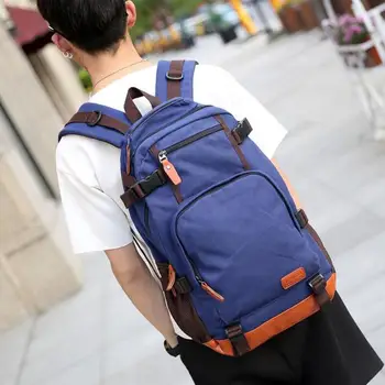 

bag again 030617 new hot man canvas backpack student school bag