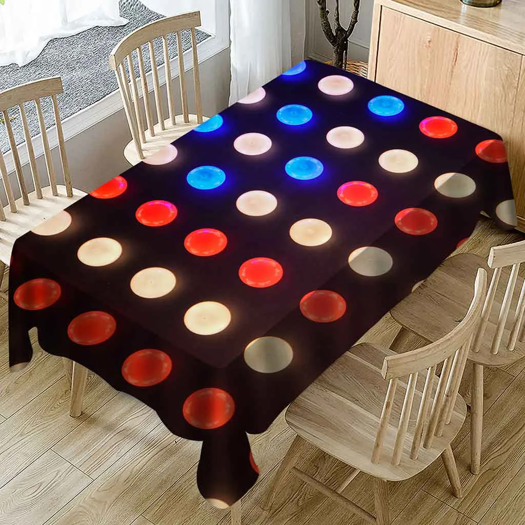 

Nordic fashion modern minimalist printing table cloth rectangular coffee table tablecloth Valentine's Day party home decoration