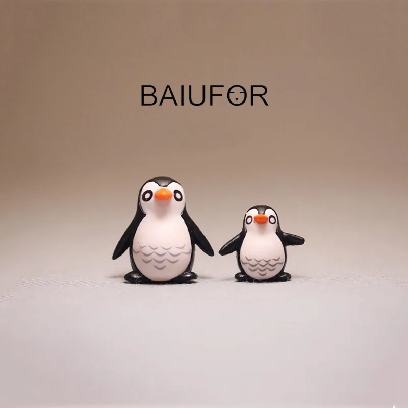 

BAIUFOR Miniatures & Figurines Cute Penguin Mini Garden Miniature Succulents Plant Decor Terrarium Accessories Doll House Decor
