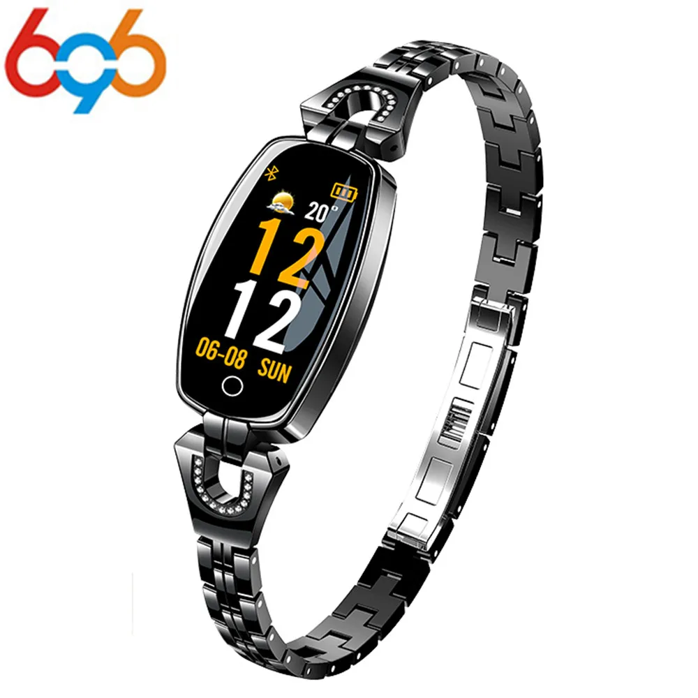 

696 H8 Smart Bracelet Women Wristband Blood Pressure Heart Rate Monitor Fitness Tracker IP67 Waterproof Smart Band Female Smart