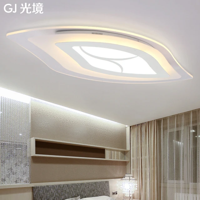 Blattform dünnen led deckenleuchte moderne schlafzimmer lampe warme ... Blattform dünnen led deckenleuchte moderne schlafzimmer lampe warme ...