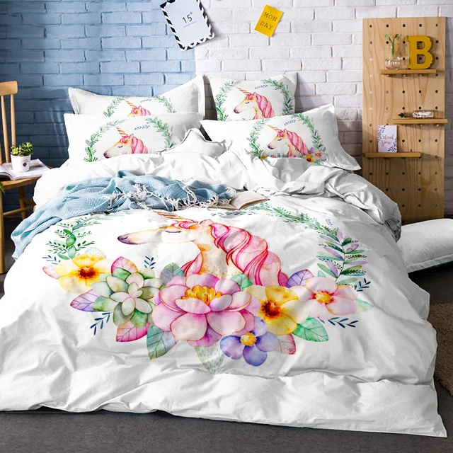 unicorn kids bed