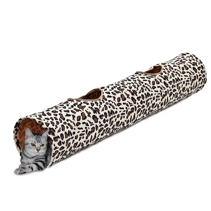 Tunnel De Jeu Pour Chat Jouets Pour Animaux De Compagnie Imprime Leopard Drole Long Tunnel A 2 Trous Chaton Marche Avec Son Aliexpress Tunnel De Jeu Pour Chat Jouets Pour Animaux De Compagnie Imprime Leopard Drole Long Tunnel A 2 Trous Chaton Marche Avec Son Aliexpress