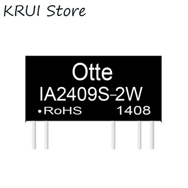 Dc-dc промышленный модуль питания 24 В двойной регулятор выходного напряжения 9 В уйти в отставку питания преобразователь IA2409S-2W