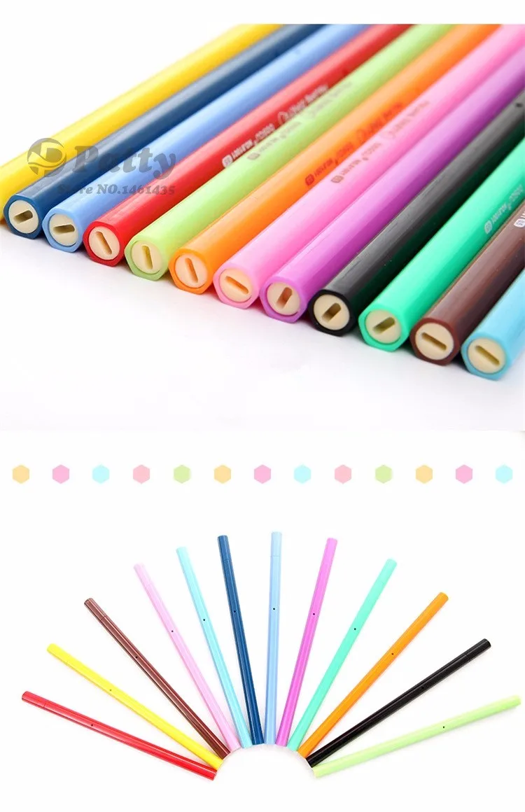 12 цветов гелевые чернила гелевая ручка для письма 0,5 мм шариковые ручки Molang дневник аксессуары для офиса школьные принадлежности F985