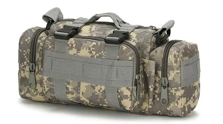 Оксфордская мужская дорожная сумка, уличная Военная тактическая поясная сумка, водонепроницаемый походный рюкзак, сумка для рук XA140K - Цвет: ACU Digital