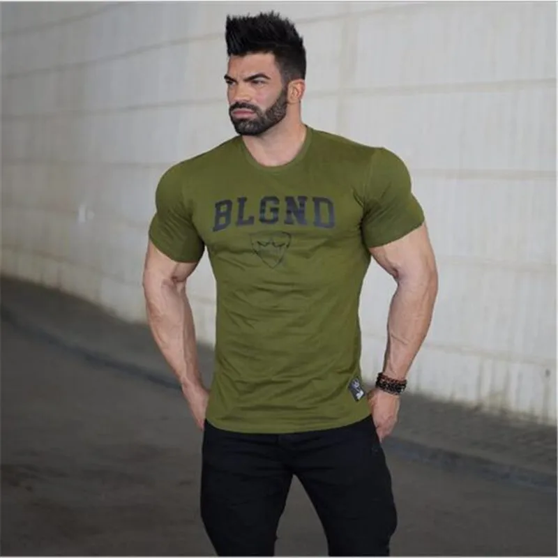 Summer t-Shirt Men Casual Short Sleeve-3