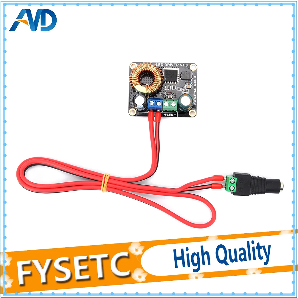 

30W LED Boost LED Constant Current Driver Boost LED Driver With DC Converter and Cable For Light Curing 3D Printer Accessories