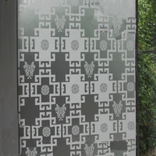 Самоклеящийся, 90 см ширина гостиной скраб раздвижные стеклянные двери витражное стекло