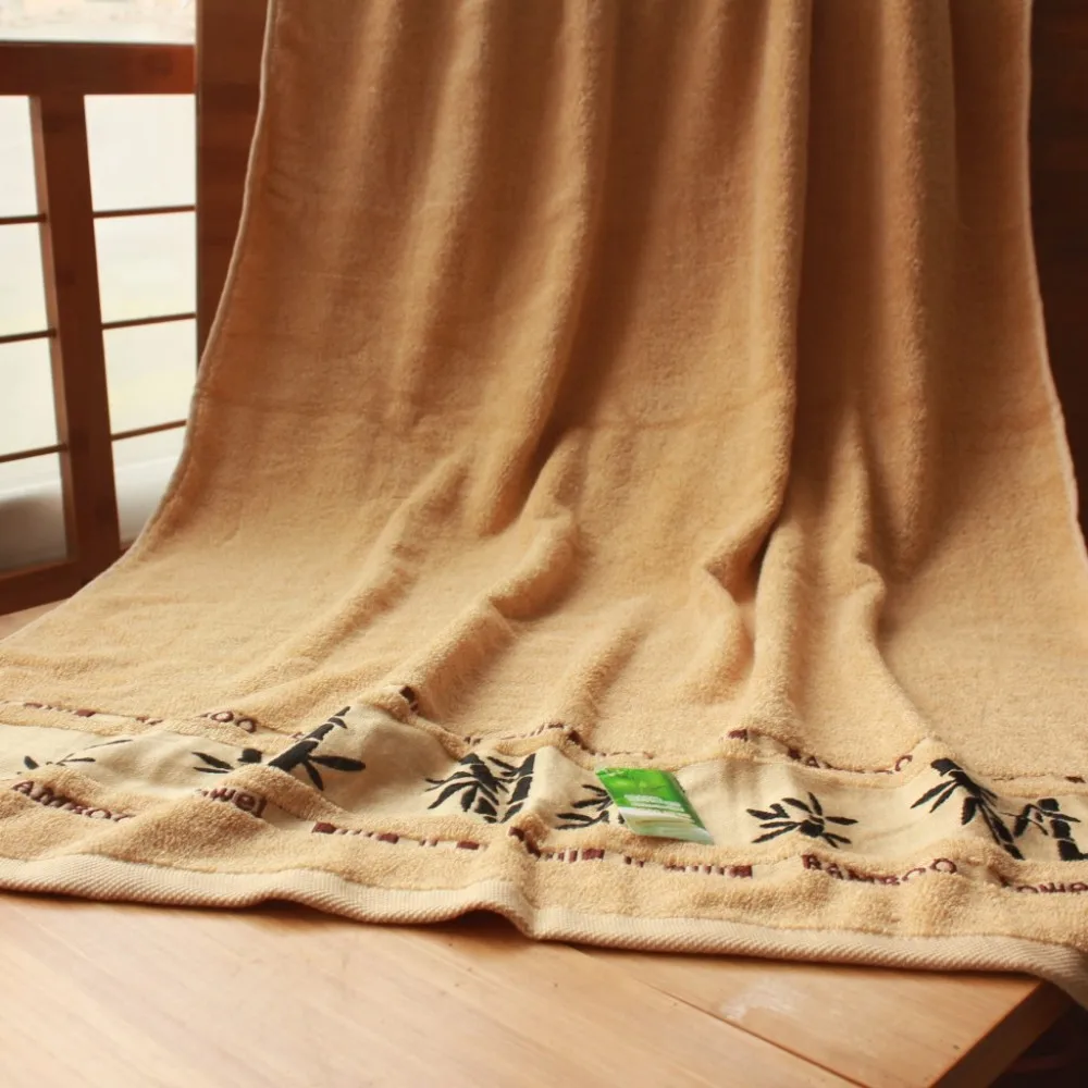 Wholesale High Quality 70*140cm Bamboo Bath Towel for Adults Serviette