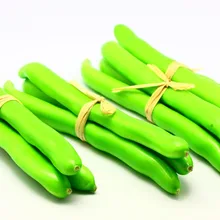 Модель фрукты и овощи зеленые бобы имитация Ложные фрукты Ambry домашнего декора унисекс готовой продукции пластиковая еда