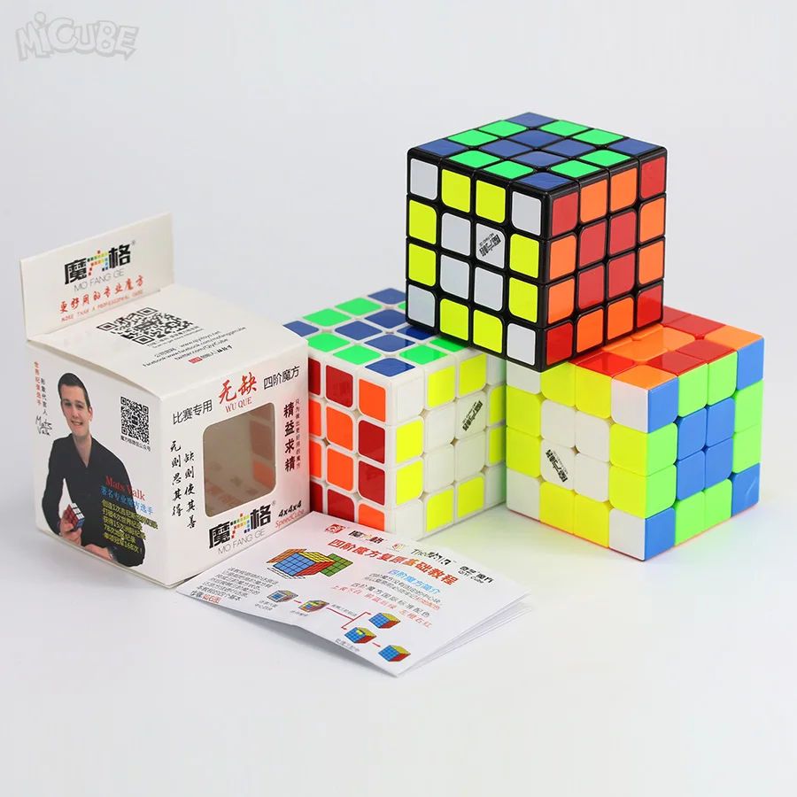 Qiyi Mofangge Wuque 4x4x4 магический куб скоростная головоломка 62 мм 4x4 соревнования Кубики Игрушки WCA чемпионш квадратный пластик без струйки