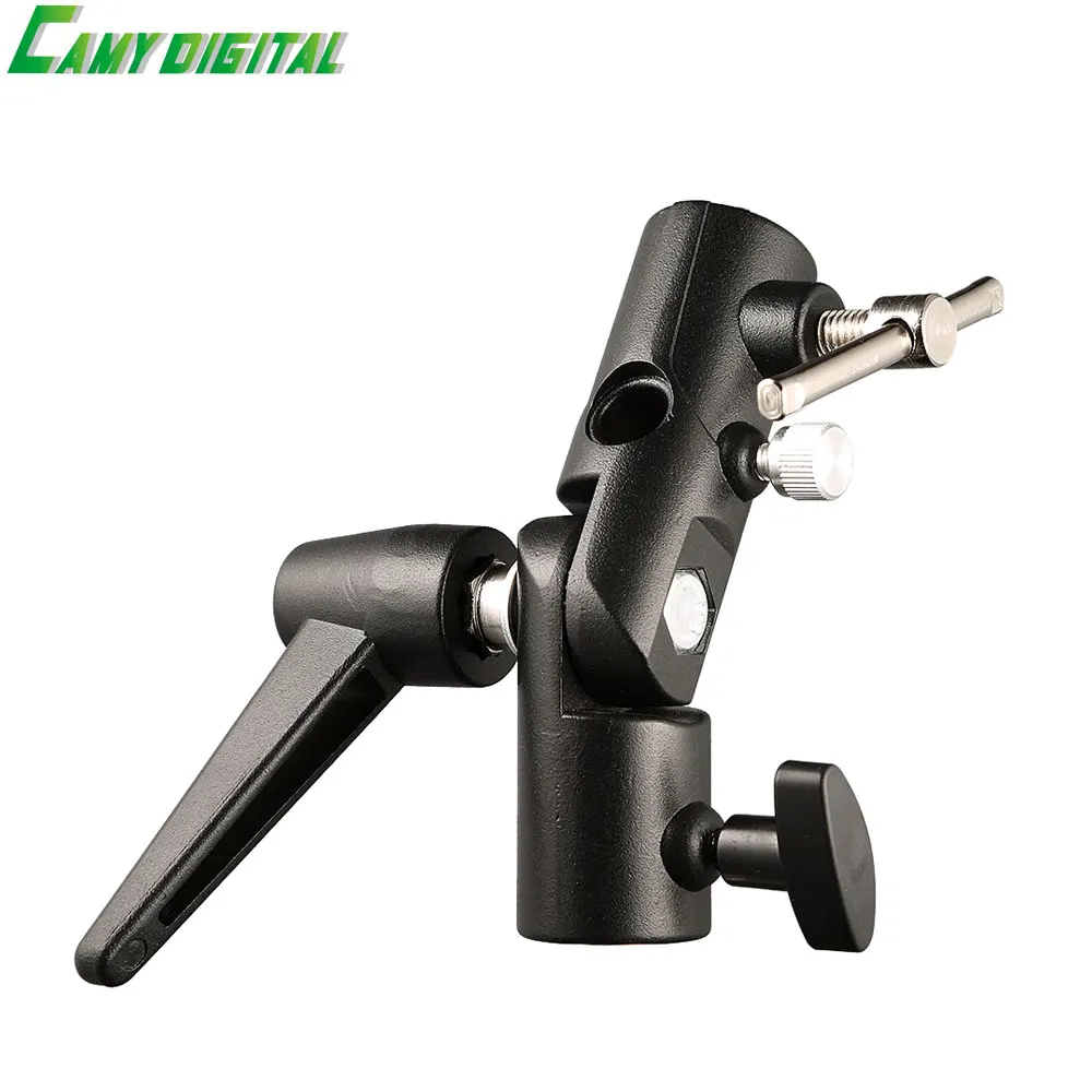 

H-type Bracket Speedlite Mount/ Camera Flash Umbrella Holder/Bracket Universal For Canon/Nikon Mount 1/4" 3/8 light stand tripod