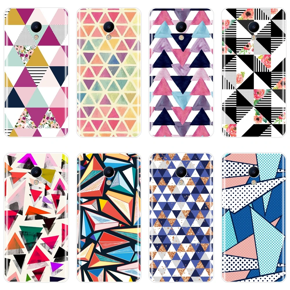 

Soft Silicone Phone Case For Meizu M6 M5 M3 M2 Note Geometric Flower Cool Back Cover For Meizu M2 M3 M3S M5 M5C M5S M6 M6S M6T
