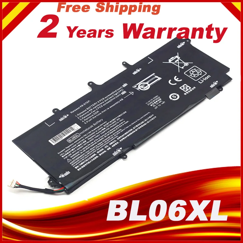 42Wh BL06XL Battery for HP Elitebook Folio 1040 G1 HSTNN DB5D HSTNN