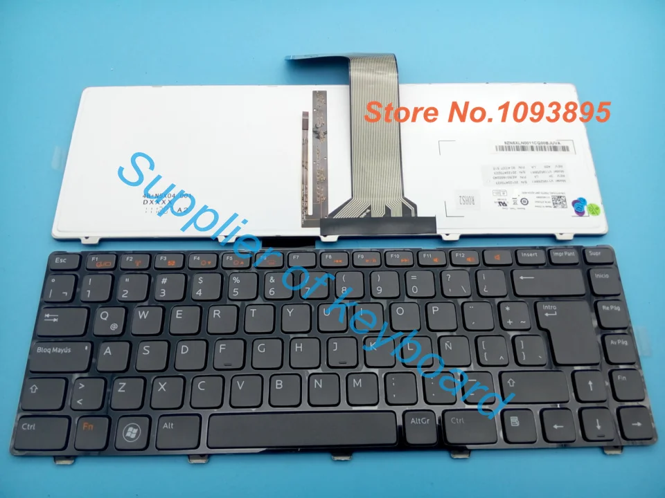 Original New Spanish/Latin keyboard For Dell Inspiron 5520 SE 7520 Laptop Latin Keyboard with Backlit Gray Key | Компьютеры и офис