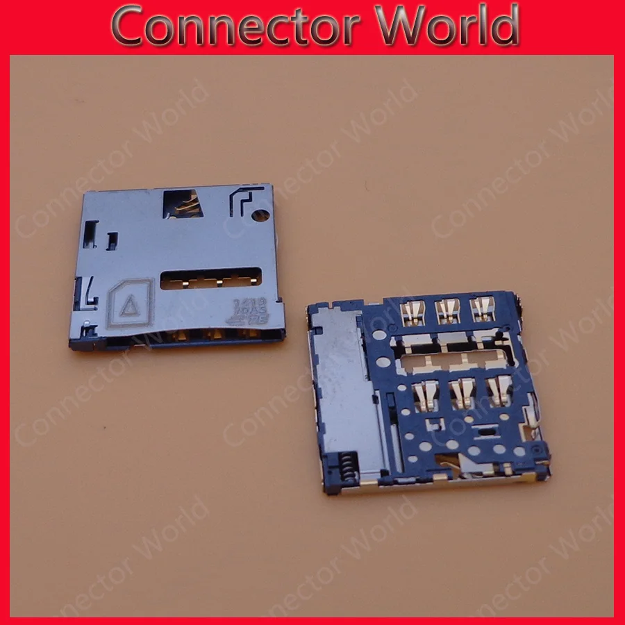 

2-100pcs For Lenovo S8-50LC S8-50F Sim sd Card Tray S8-50 Sim Card Slot reader socket connector module replacement repair phone