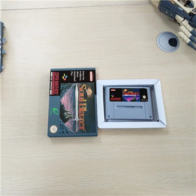 

Soul Blazer SoulBlazer With Retail Box RPG Game Battery save EUR Version