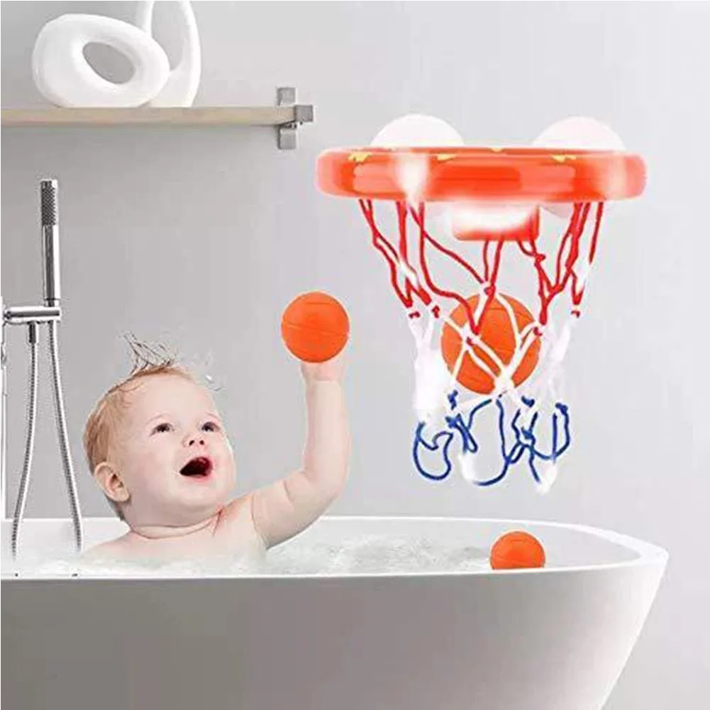 With Hoop Balls Plastic Children Basketball Bath Toys Bathtub Funny Mini Shooting Game Toy Set Suctions Cups Kids With Hoop Balls Plastic Children Basketball Bath Toys Bathtub Funny Mini Shooting Game Toy Set Suctions Cups Kids