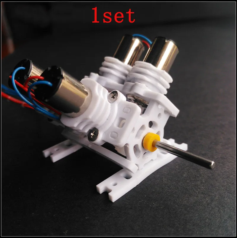 

1set V4 Engine Hollow Cup Reduction Motor Set 8520 Deceleration Group Main Shaft Gear 24T Dia 2mm for RC Model DIY Accessories