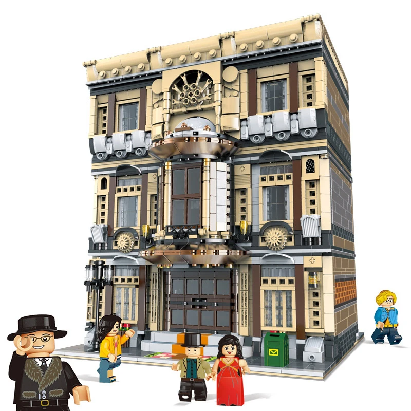 

XingBao 5052Pcs Creative MOC City Street view The Maritime Museum Set Children Building Blocks Bricks DIY Toys Model Gifts