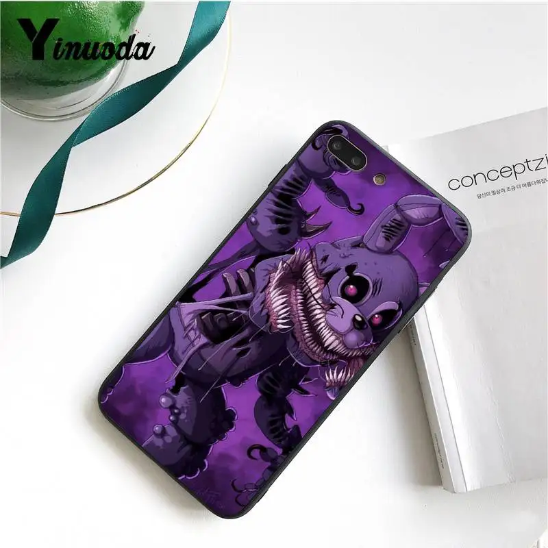 Yinuoda для iphone 7 6 X Чехол five nights at freddy's пять ночей у Фредди с рисунком персонажей из