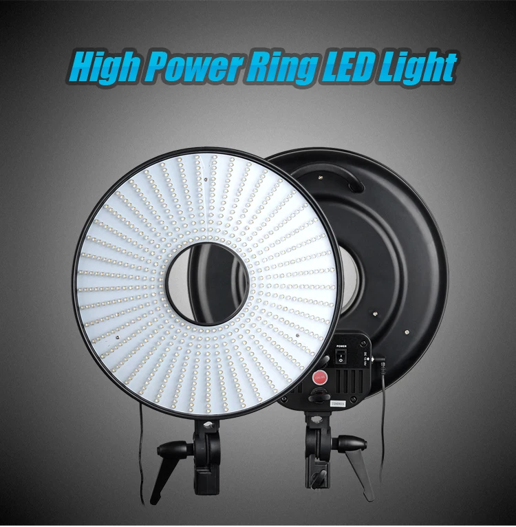 FalconEyes LED Ring Light Lamp Dimmable DVR-630D 630 LED 5500K~6000K Super Power LED Ring Light Video Light for  DSLR P0022231