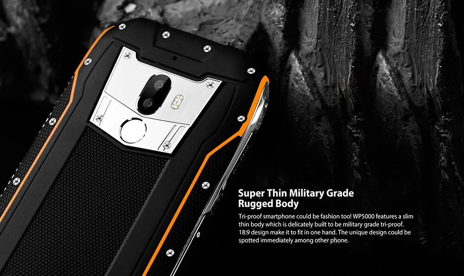 Oukitel WP5000 смартфон с 5 7 дюймовым дисплеем восьмиядерным процессором Helio P25 ОЗУ 6 ГБ