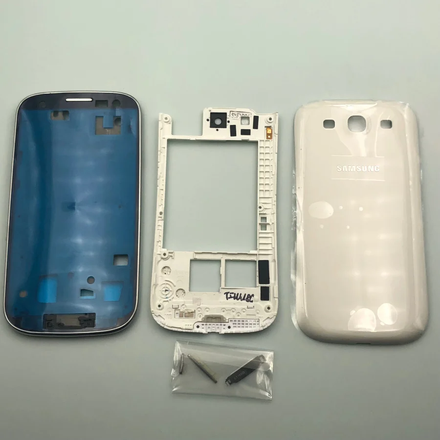 Original Replacement Parts for Samsung galaxy s3 i9300 i9305 housing full set Cover Carcase case siii Accessories | Мобильные