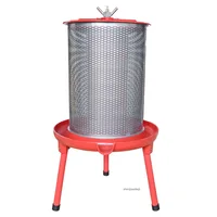 40L semi-automatic Stainless steel press machine Multi-function fruit wine/juice/honey/grape slag separator hydraulic presser 1