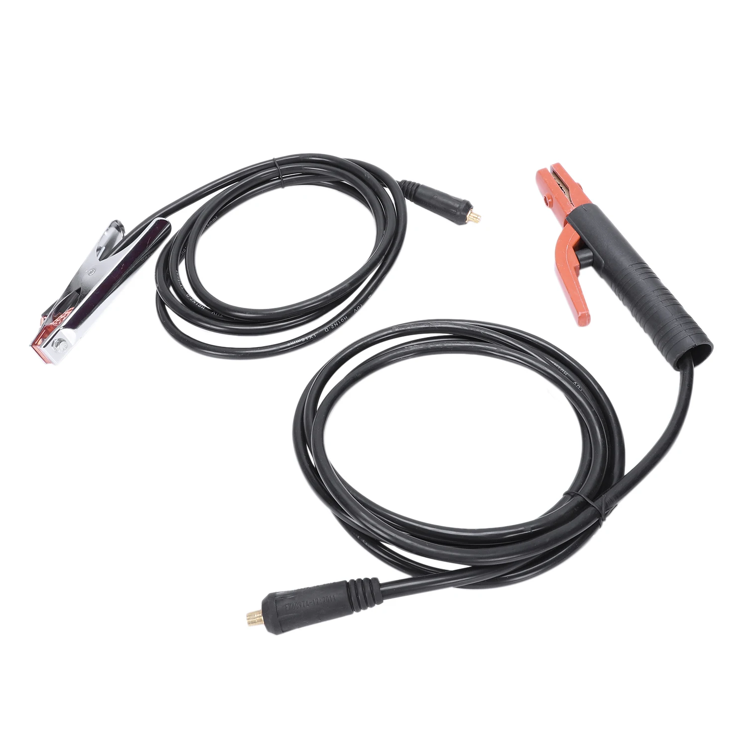 

HLZS-Welding Machine Accessories 300 Amp Electrode Holder 3M Cable+200 Amp Earth Clamp 3M Cable,Both With Dkj10-25 Connector