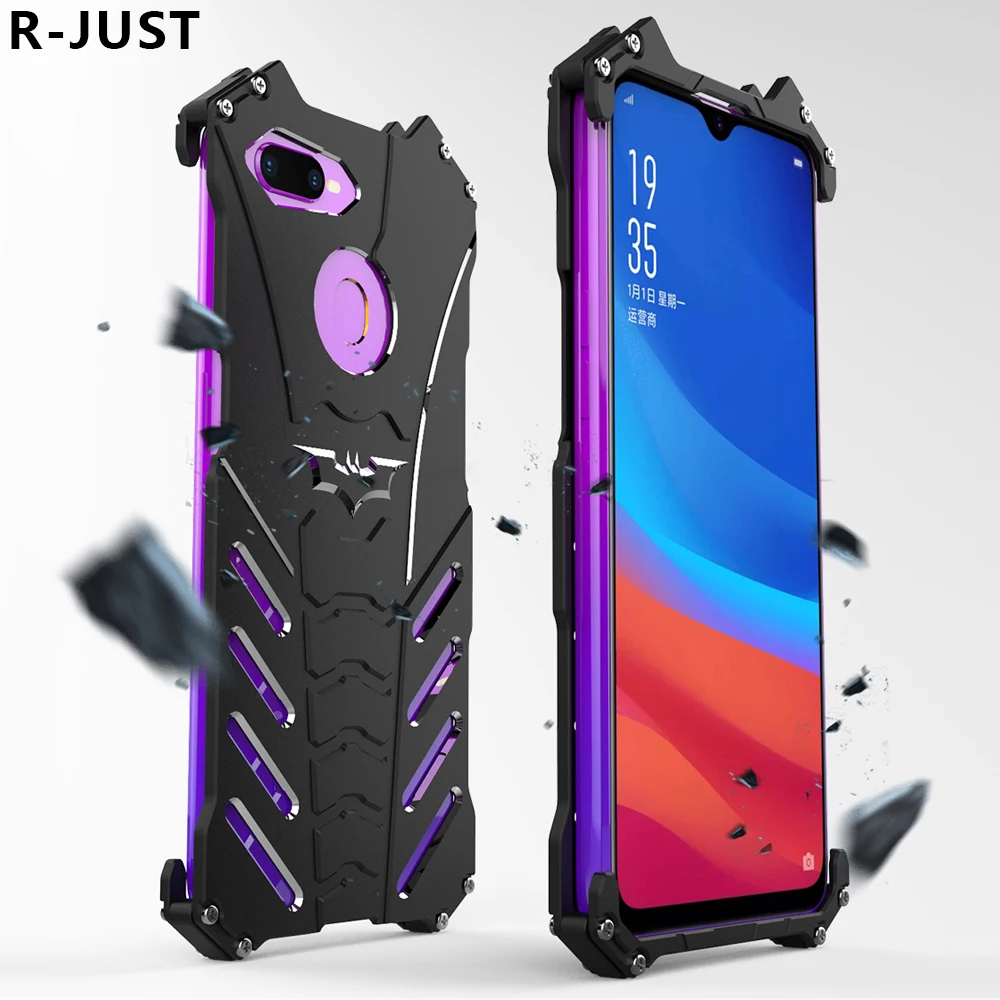 

For OPPO F9 Cover Case Luxury Cute Slim Hard Metal Aluminum Alloy Armor Shockproof Back Phone Case For OPPO F9 Pro A7x Case Capa
