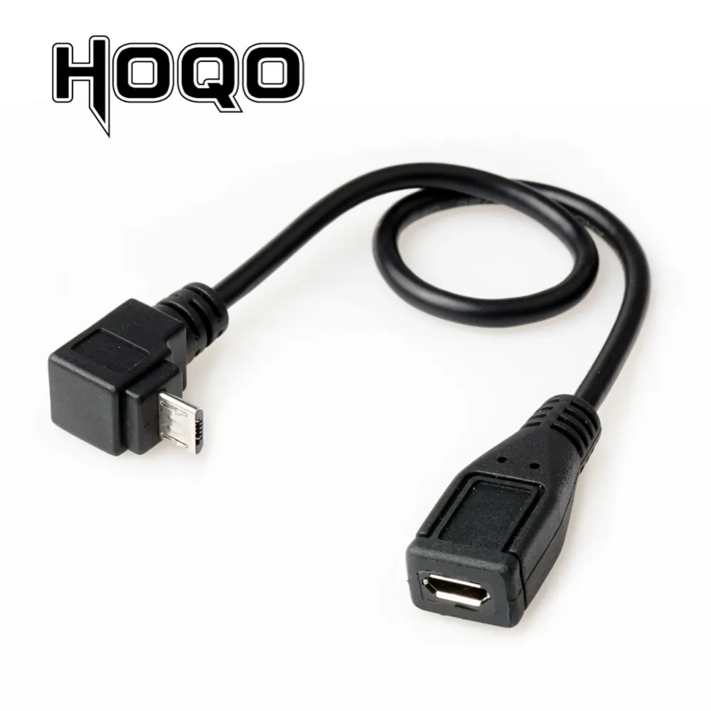 

Down Angle 90 Degree Micro USB Extension Cable Panel Mount Sync Date Charge for Motherboard Micro-USB Male to Female Cord